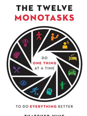 The Twelve Monotasks: Do One Thing at a Time to Do Everything Better Hardcover €“ December 7, 2021 by Thatcher Wine (Author)
