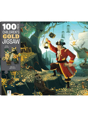 100-Piece Children's Gold Jigsaw: Pirate Treasure Unbound