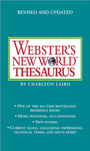 Webster's New World Thesaurus: Third Edition Adult Non-Fiction Happier Every Chapter   