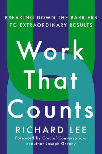 Work That Counts: Breaking Down the Barriers to Extraordinary Results Hardcover  Ndah Mbawa @ Happier Every Chapter   