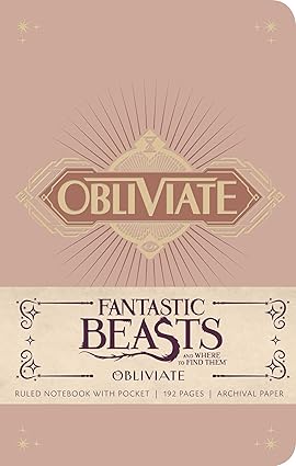 Fantastic Beasts And Where To Find Them: Obliviate Hardcover Ruled Notebook: Obliviate Hardcover Ruled Notebook (Insights Journals) (Harry Potter)