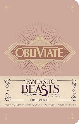 Fantastic Beasts And Where To Find Them: Obliviate Hardcover Ruled Notebook: Obliviate Hardcover Ruled Notebook (Insights Journals) (Harry Potter) Children's Books Happier Every Chapter