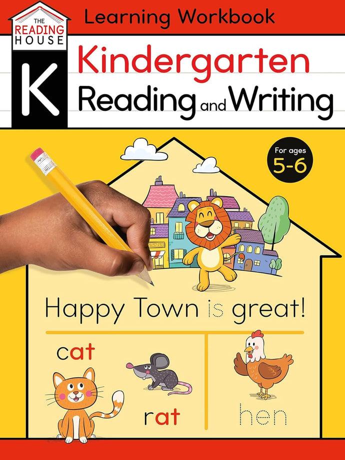 Kindergarten Reading & Writing (Literacy Skills Workbook) (The Reading House) Paperback Happier Every Chapter