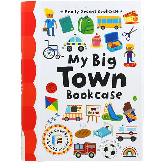 My Big Town Bookcase: 3 (Really Decent Bookcase) Hardcover Children's Books Happier Every Chapter