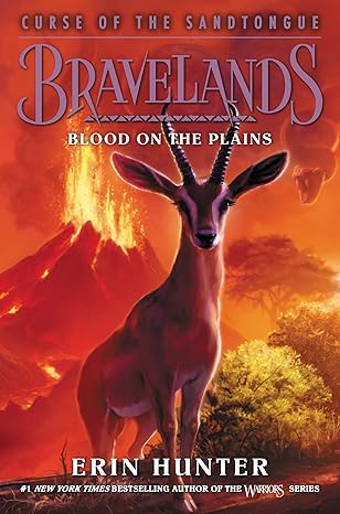 Bravelands: Curse of the Sandtongue #3: Blood on the Plains Hardcover Children's Books Happier Every Chapter   