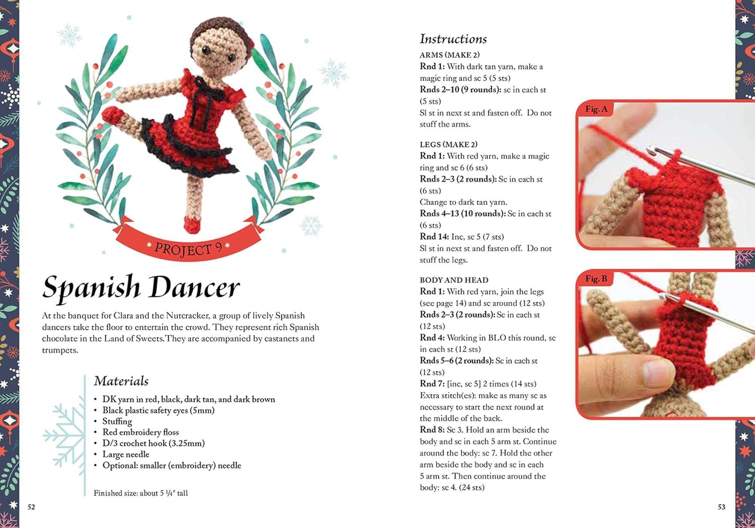 Nutcracker Crochet: 12 Crochet Characters from the Classic Ballet Paperback