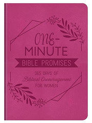 One-Minute Bible Promises: 365 Days of Biblical Encouragement for Women Imitation Leather