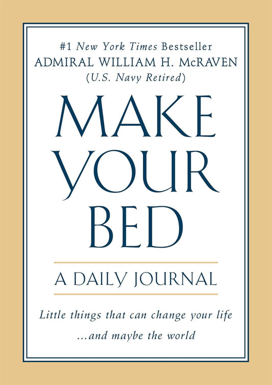 Make Your Bed: A Daily Journal Diary Adult Non-Fiction Happier Every Chapter   