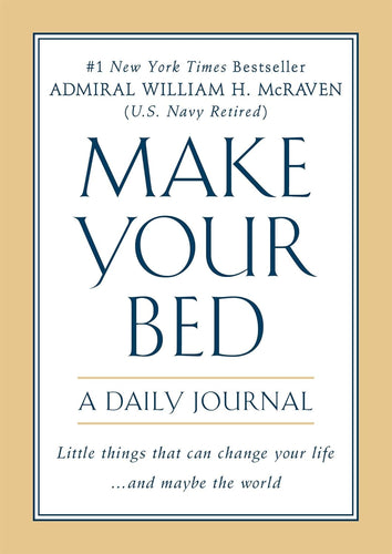 Make Your Bed: A Daily Journal Diary Adult Non-Fiction Happier Every Chapter   