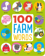 Load image into Gallery viewer, 100 Farm Words Board book – September 1, 2017 by Dawn Machell (Illustrator) Happier Every Chapter
