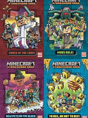 Minecraft Stonesword Saga Series 4 Books Set Hardcover