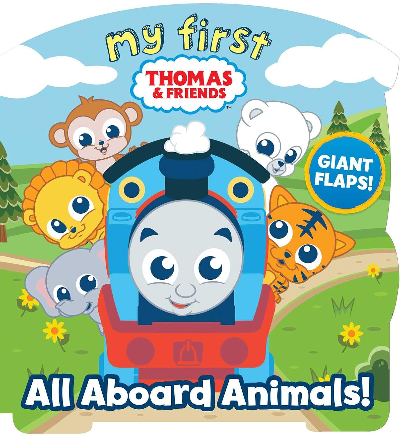 My First Thomas: All Aboard Animals! (Shaped Board Books with Flaps) Board Book – Lift the Flap