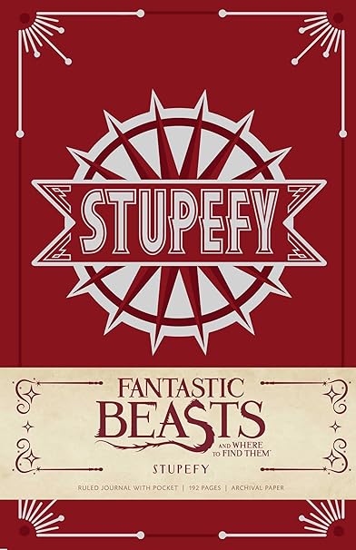Insight Editions Fantastic Beasts and Where to Find Them: Stupefy Hardcover Ruled Journal (Harry Potter)