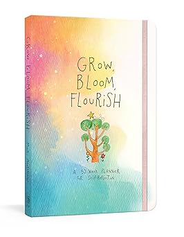Grow, Bloom, Flourish: A 52-Week Planner for Self-Reflection (@bymariandrew) Diary