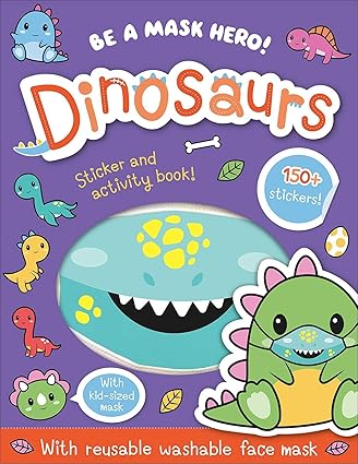 Dinosaurs (Be a Mask Hero!) Paperback Children's Books Happier Every chapter