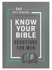Know Your Bible Devotions for Men: 365 Daily Readings Inspired by the 3-Million Copy Bestseller Hardcover