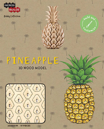 IncrediBuilds Hobby Collection: Pineapple Children's Books Happier Every Chapter