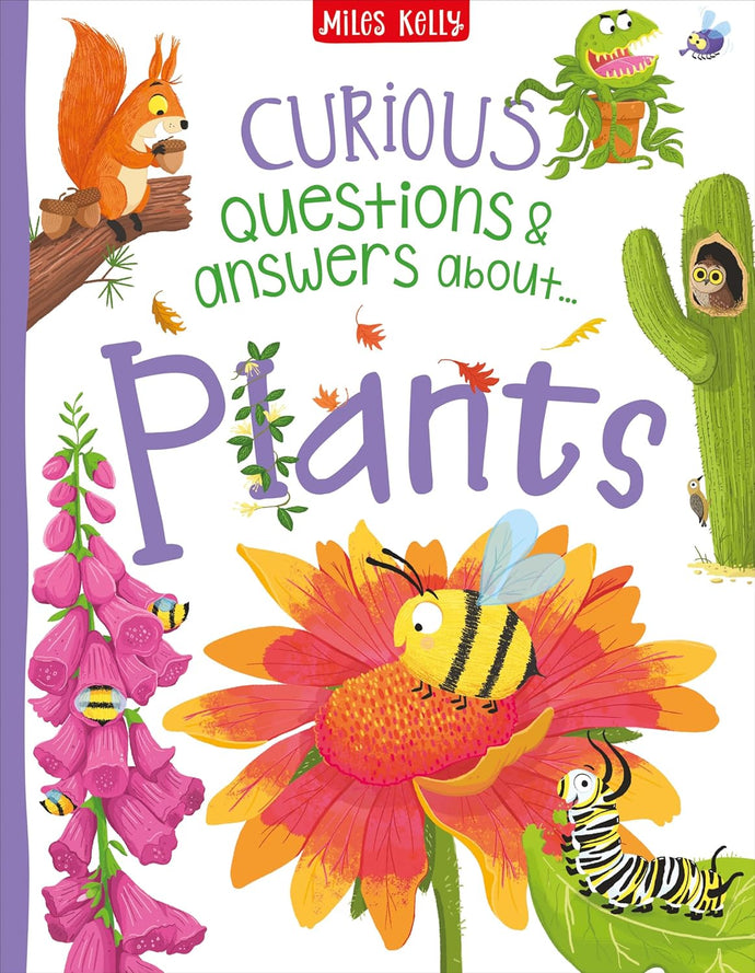 Curious Questions & Answers about Plants – Awesome Fact Book for Curious Kids Hardcover Children's Books Happier Every Chapter   