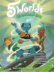5 Worlds Book 5: The Emerald Gate: (A Graphic Novel) Hardcover