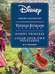 Disney Dreams Collection Thomas Kinkade Studios Disney Princess Color Your Own P Board book