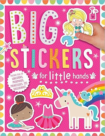 Big Stickers for Little Hands: My Unicorns and Mermaids Paperback Children's Books Happier Every Chapter   