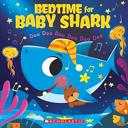 Bedtime for Baby Shark: Doo Doo Doo Doo Doo Doo (a Baby Shark Book) Paperback Children's Books Happier Every chapter