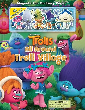 All Around Troll Village (Trolls) Hardcover Children's Books Happier Every Chapter   