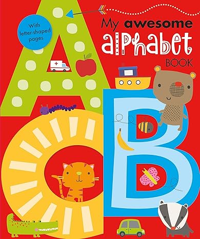 My Awesome Alphabet Board book Children's Books Happier Every Chapter   