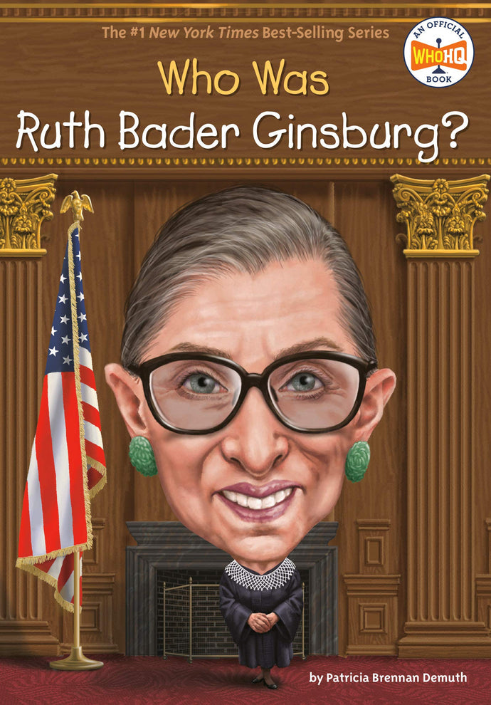 Who Was Ruth Bader Ginsburg? (Paperback) Children's Books Happier Every Chapter   