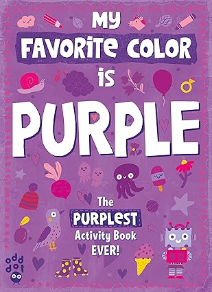 My Favorite Color is Purple Paperback Children's Books Happier Every chapter