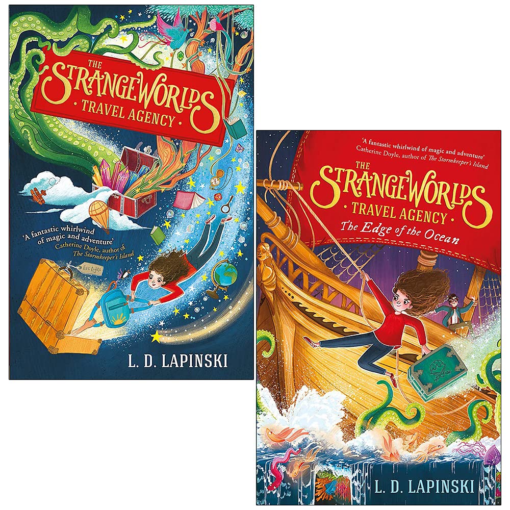 Strangeworlds Travel Agency Series 2 Books Collection Set By L.D. Lapinski (The Strangeworlds Travel Agency, The Edge of the Ocean) (Hardcover)