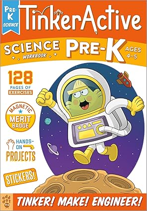 Tinkeractive Workbook - Pre-K Science (Tinkeractive Workbooks, 11) Paperback Children's Books Happier Every Chapter