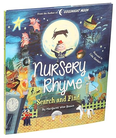 Nursery Rhyme Search and Find (Margaret Wise Brown Classics) Hardcover Children's Books Happier Every Chapter   