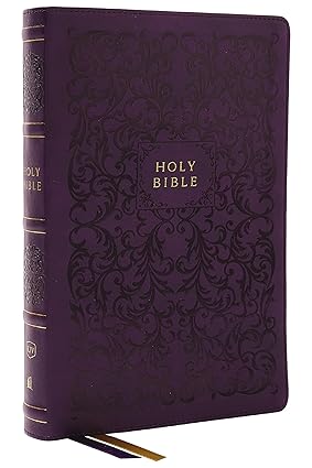 KJV Holy Bible with 73,000 Center-Column Cross References, Purple Leathersoft, Red Letter, Comfort Print: King James Version Imitation Leather