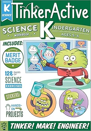 Tinkeractive Workbooks: Kindergarten Science: 4 Paperback Children's Books Happier Every Chapter