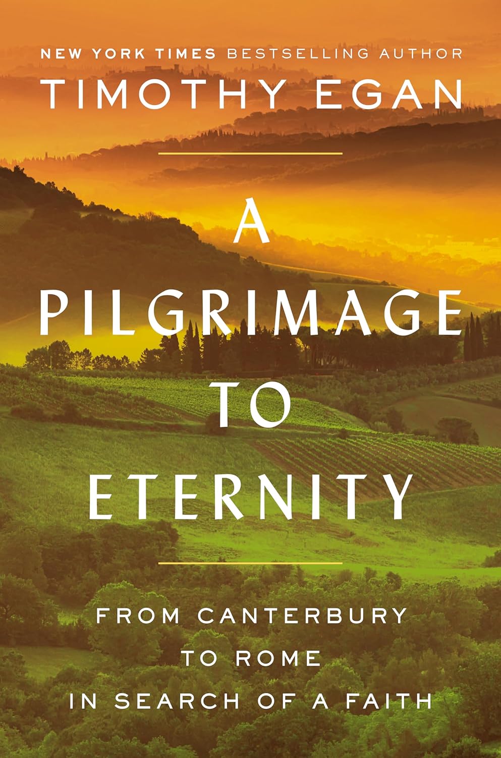 A Pilgrimage to Eternity: From Canterbury to Rome in Search of a Faith Hardcover
