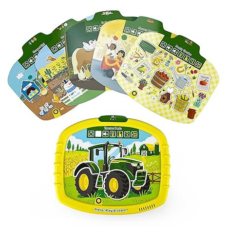 John Deere Kids Early Learning Activity Pad Toy Children's Books Happier Every Chapter   