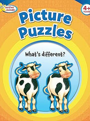 Active Minds - Picture Puzzles! What's Different? Spot the Difference Activity Board Book (Active Minds Board Books) Board book