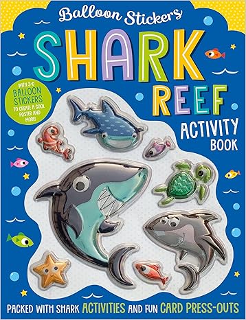 Shark Reef Activity Book Paperback Children's Books Happier Every Chapter   