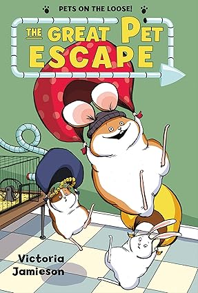 The Great Pet Escape (Pets on the Loose!) Paperback Children's Books Happier Every chapter