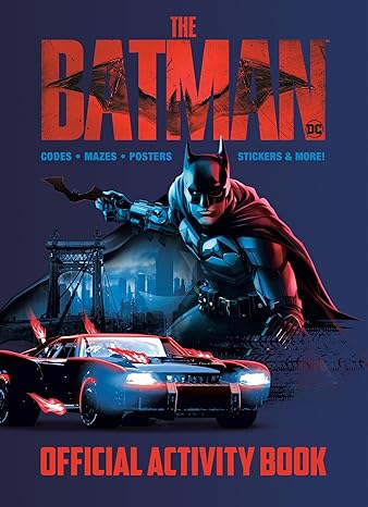 The Batman Official Activity Book: Includes Codes, Mazes, Puzzles, and Stickers! Paperback