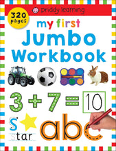 Load image into Gallery viewer, My First Jumbo Workbook (Jumbo Early Learning) Paperback – by Priddy Books (Author), Roger Priddy (Author) Children&#39;s Books Happier Every Chapter
