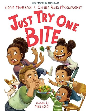 Just Try One Bite Hardcover Children's Books Happier Every Chapter   