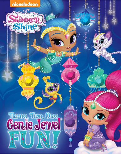 Shimmer and Shine: Three, Two, One, Genie Jewel Fun! Hardcover – Picture Book, 4 July 2017 by Nickelodeon (Author), Victoria Miller (Illustrator) Happier Every Chapter