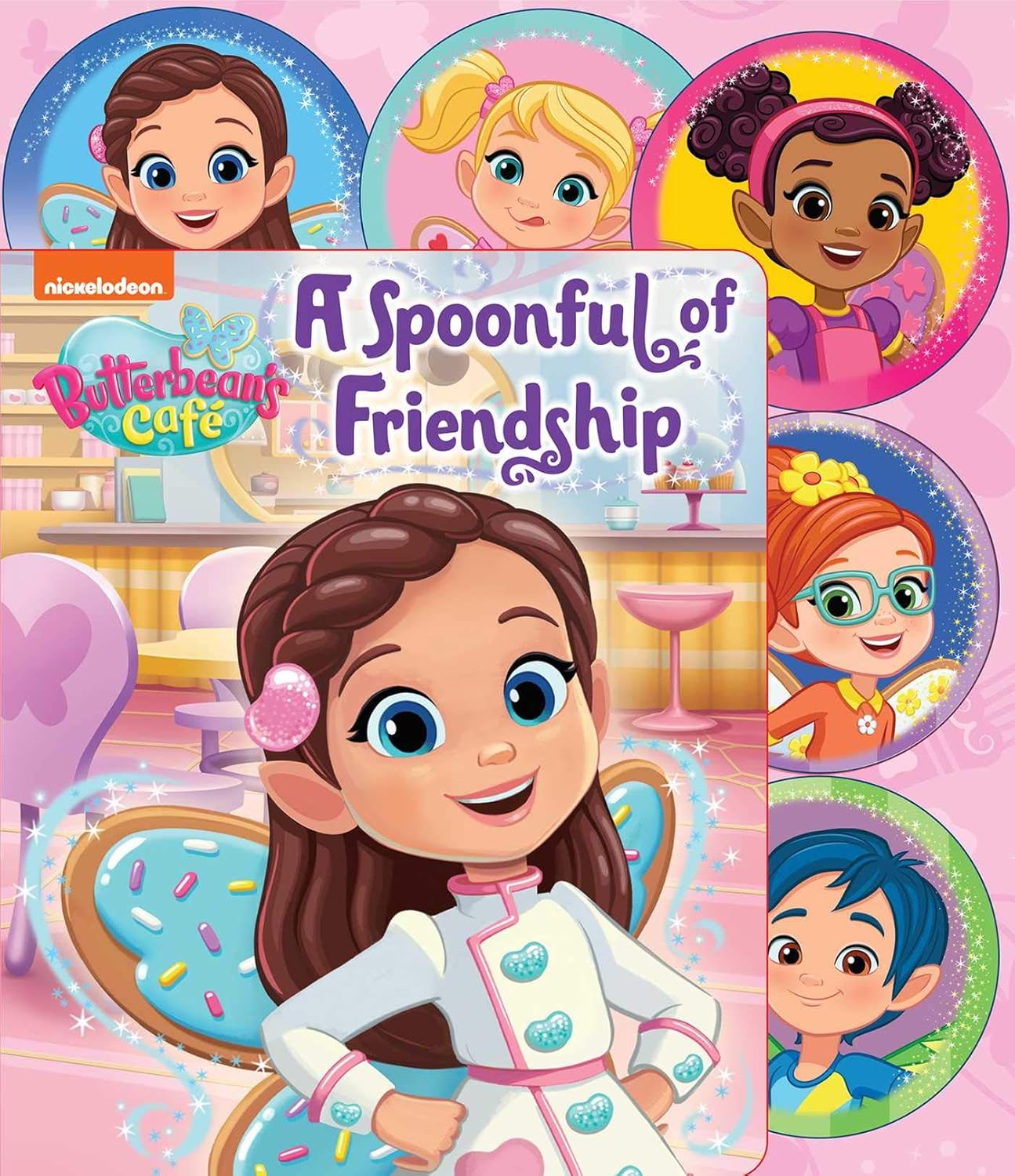 Nickelodeon Butterbean's Café: A Spoonful of Friendship (Sliding Tab) Board book – February 25, 2020 by Courtney Acampora (Author), Mike Jackson (Author)