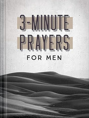 3-Minute Prayers for Men Hardcover