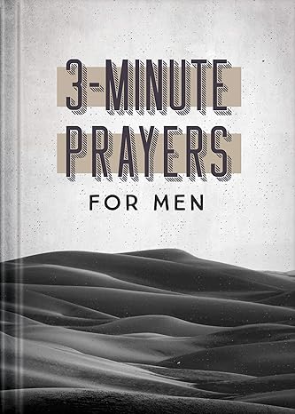 3-Minute Prayers for Men Hardcover Adult Non-Fiction Happier Every Chapter   