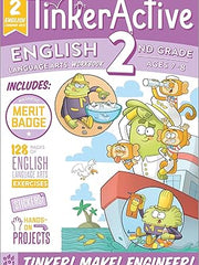 TinkerActive Workbooks: 2nd Grade - English Language Arts - Ages 7-8 (Tinkeractive Workbooks, 9) Paperback
