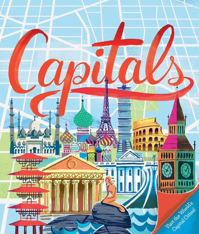 Capitals: Visit the World's Capital Cities! (Blueprint Editions) Hardcover Children's Books Happier Every Chapter   