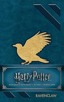 Harry Potter: Ravenclaw Ruled Pocket Journal Hardcover Children's Books Happier Every Chapter